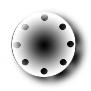 Blindflansch EN1092-1 Typ 5 PN6 ØDN32 P250GH