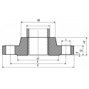 Glatte Flansche EN1092-1 Typ 01 PN16 